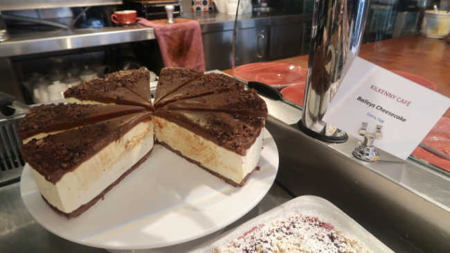 Kilkenny Design Restaurant - Baileys Cheesecake