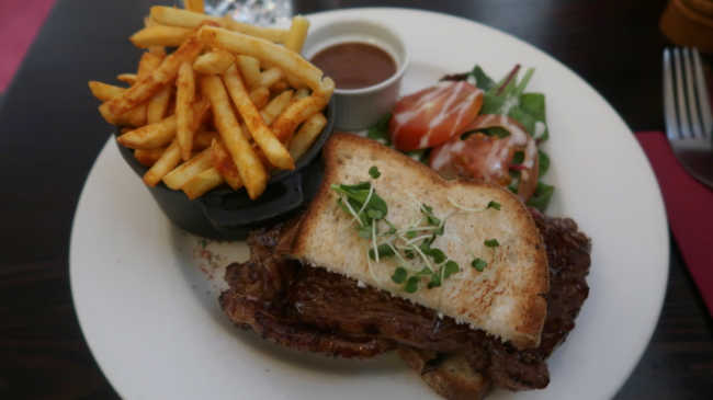 Millstone Restaurant Dublin Gluten Free Steak Sandwich