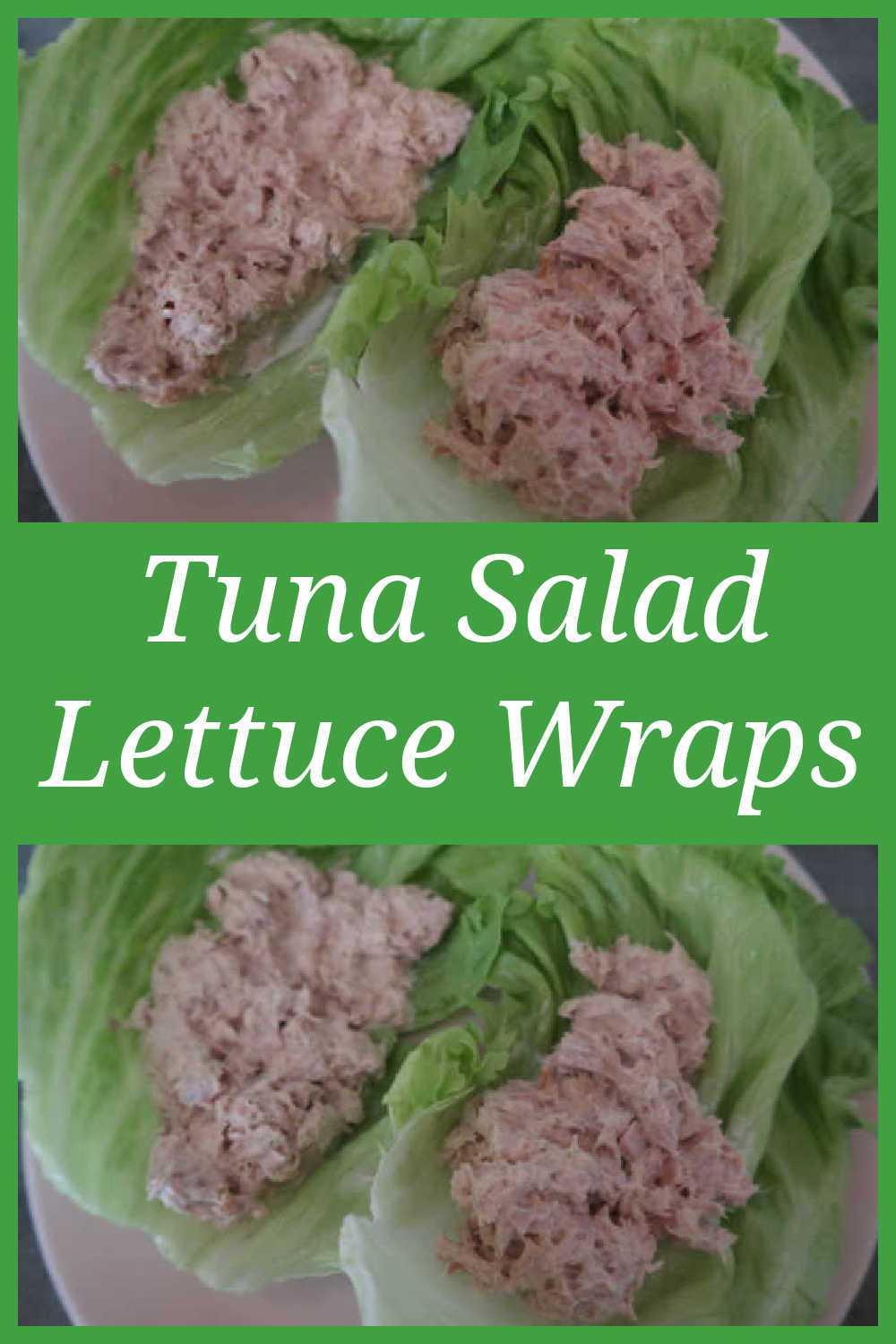 Tuna Lettuce Wraps Recipe - How to make easy healthy low carb keto friendly salad wrap meal - with the video tutorial.