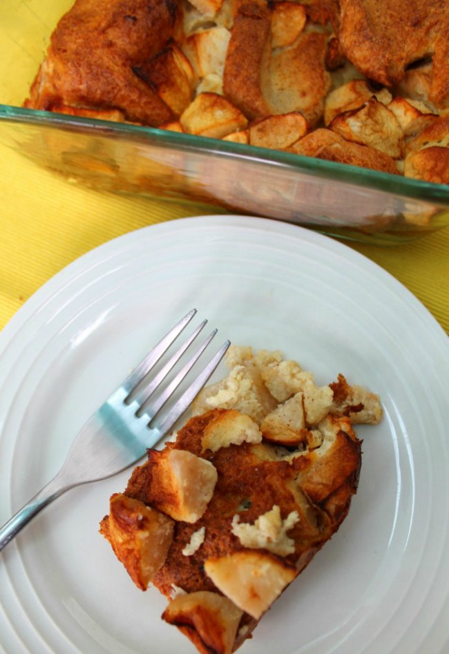 Baked french toast with cinnamon