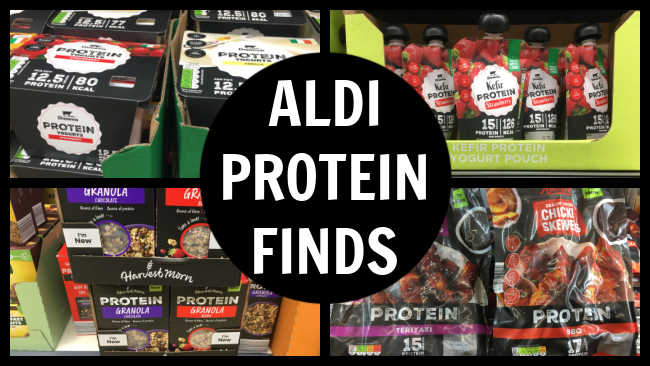 Aldi Protein Finds - a look at the 15 best high protein food products