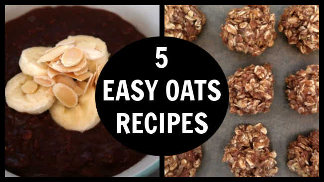 5 Easy Oats Recipes - How to make healthy budget friendly oatmeal dishes