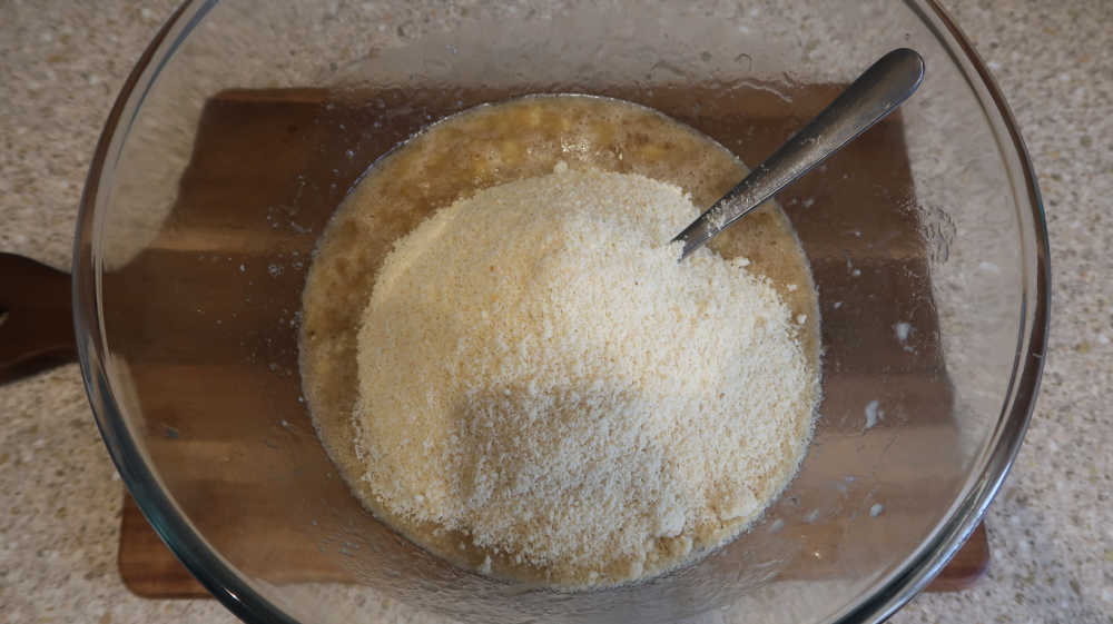 Adding almond flour