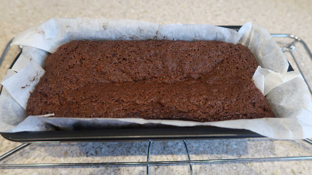 Baked bread out of the oven