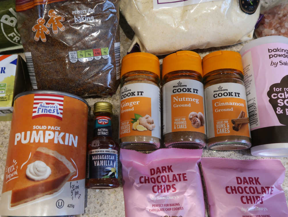 Gathering the simple ingredients for the easy recipe